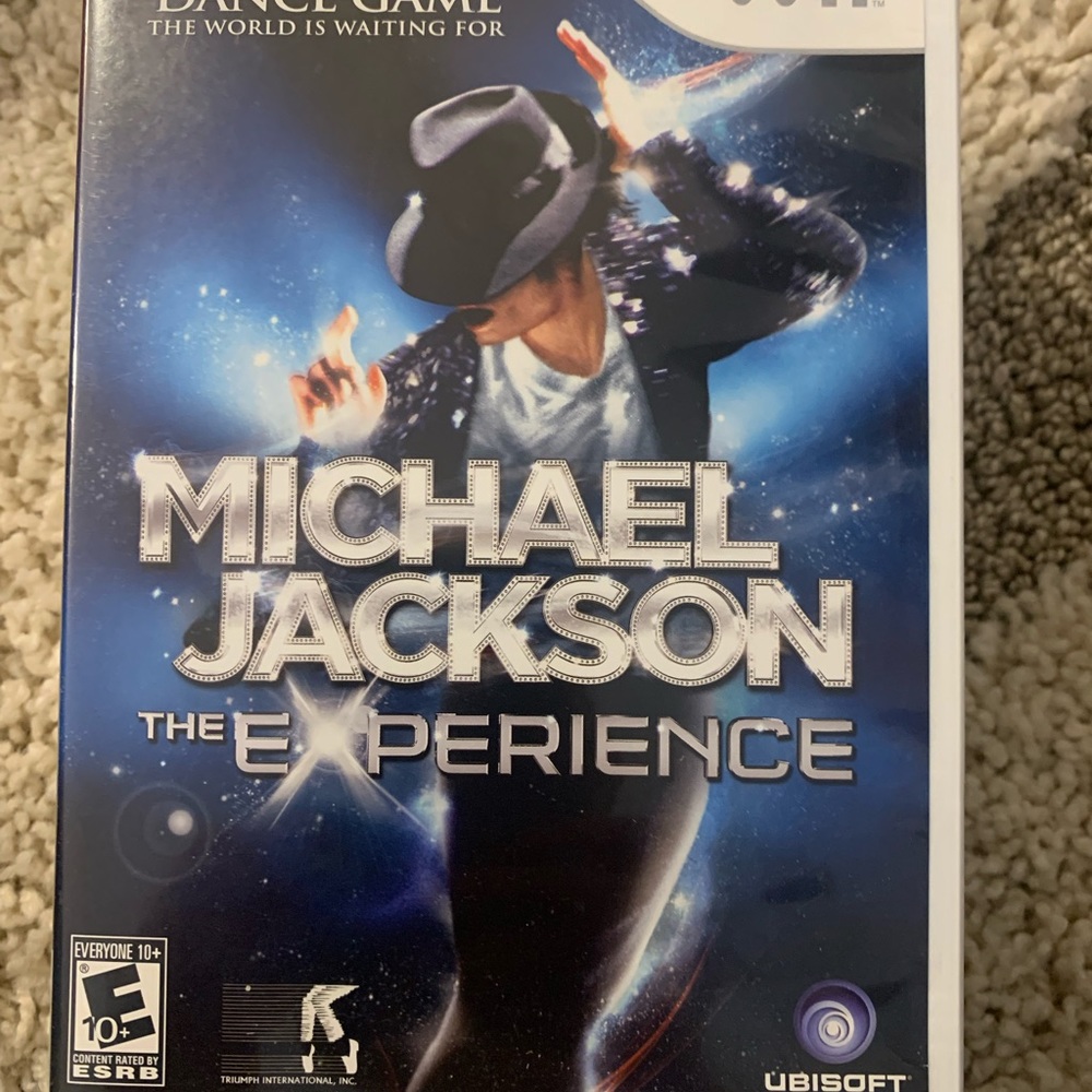Michael Jackson Wii dance game.  So fun!